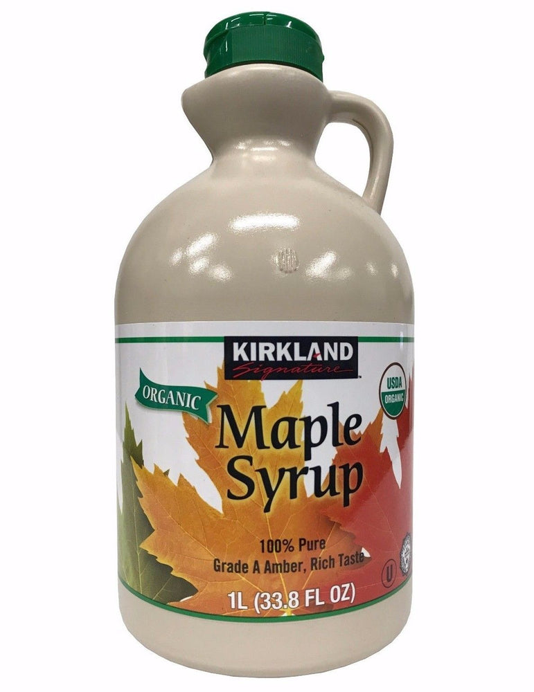 Kirkland Signature Organic Maple Syrup 100% Pure Grade A 1L (33.8 fl oz)