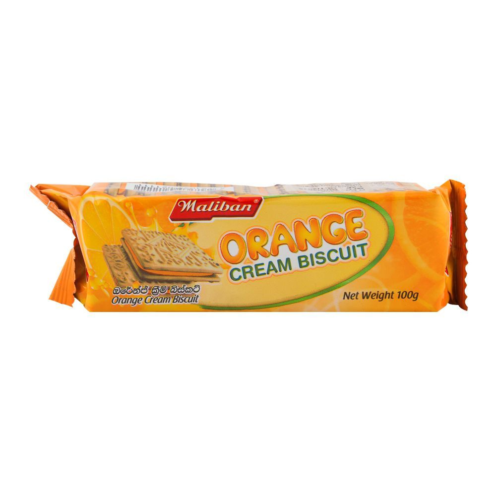 Maliban Orange Cream Biscuit 100g