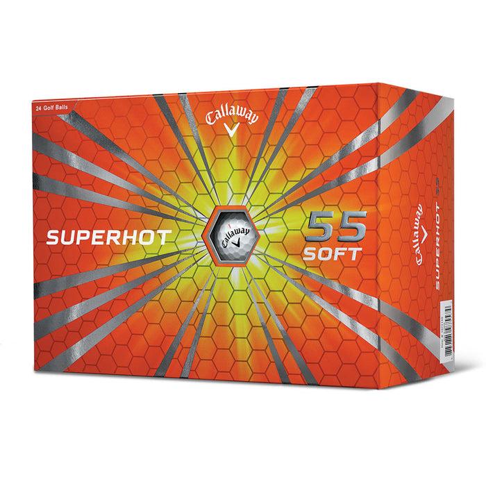 Callaway Superhot 55 Soft Golf Balls (Pack of 24 Balls)