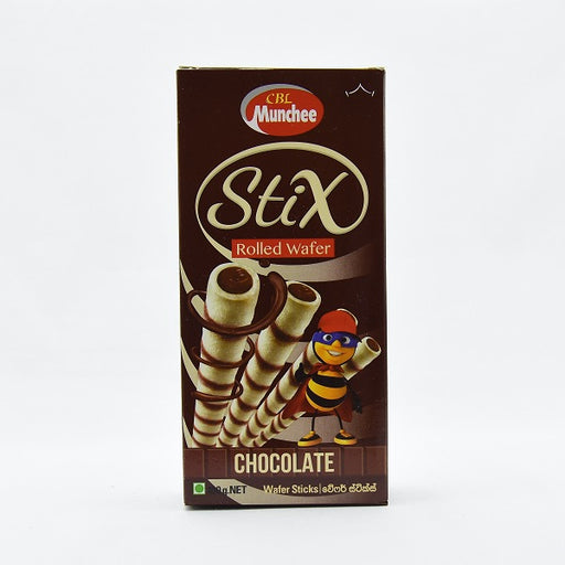 CBL Munchee Stix Rolled Wafer Chocolate 100g