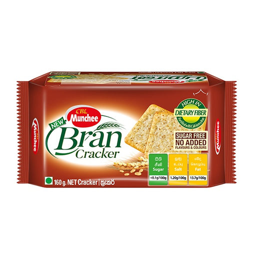CBL Munchee Bran Cracker Biscuits 160g