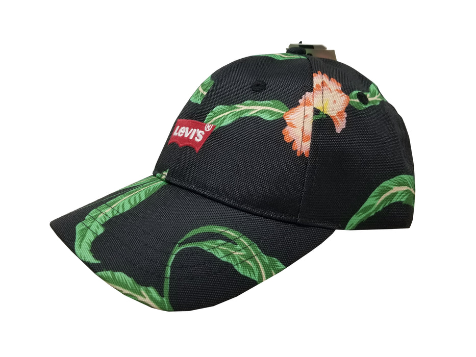 Levi's Floral Black Cap Size