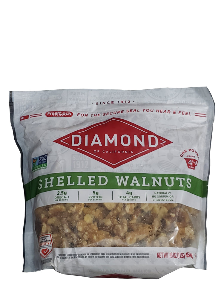 Diamond of California shelled walnuts 1 LB