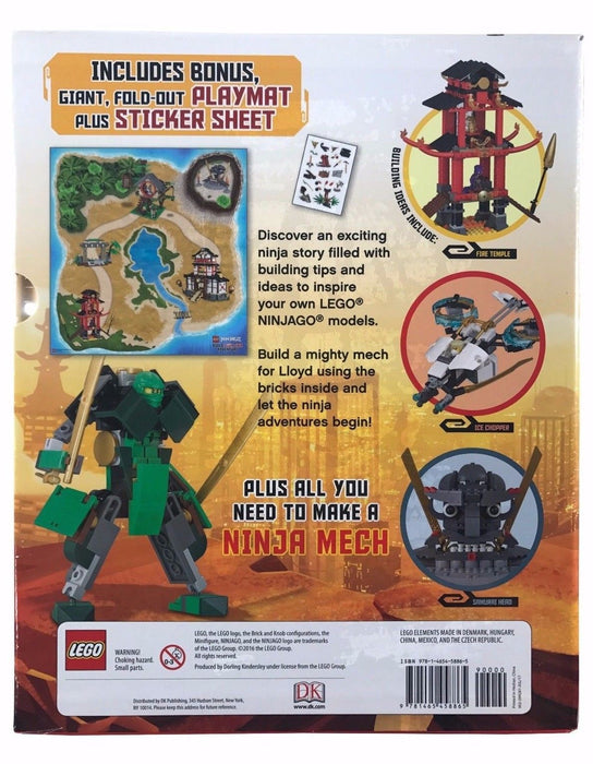 Lego Ninjago Build Your Own Adventure Include Bonus Playmat,Sticker Sheet 74 Pcs