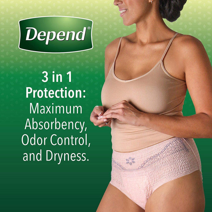 Depend Fit-Flex Small Maximum Absorbency Underwear for Women 23 Pack
