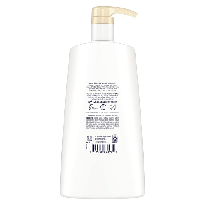 Dove Nourishing Secrets Shampoo with Pump Coconut & Hydration 750ml