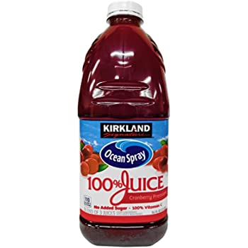 Kirkland Signature Ocean Spray Cranberry Premium 100% Juice 2.83 L Exp: 14-oct-2021