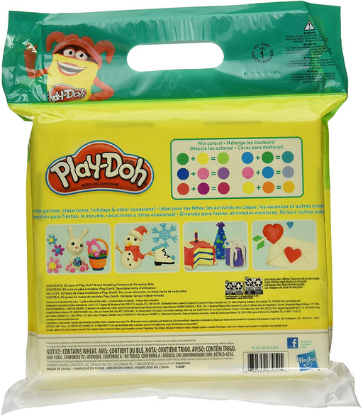 Play-Doh Modeling Compound 50- Value Pack Case of Colors , Non-Toxic , Assorted Colors , 1-Ounce Cans
