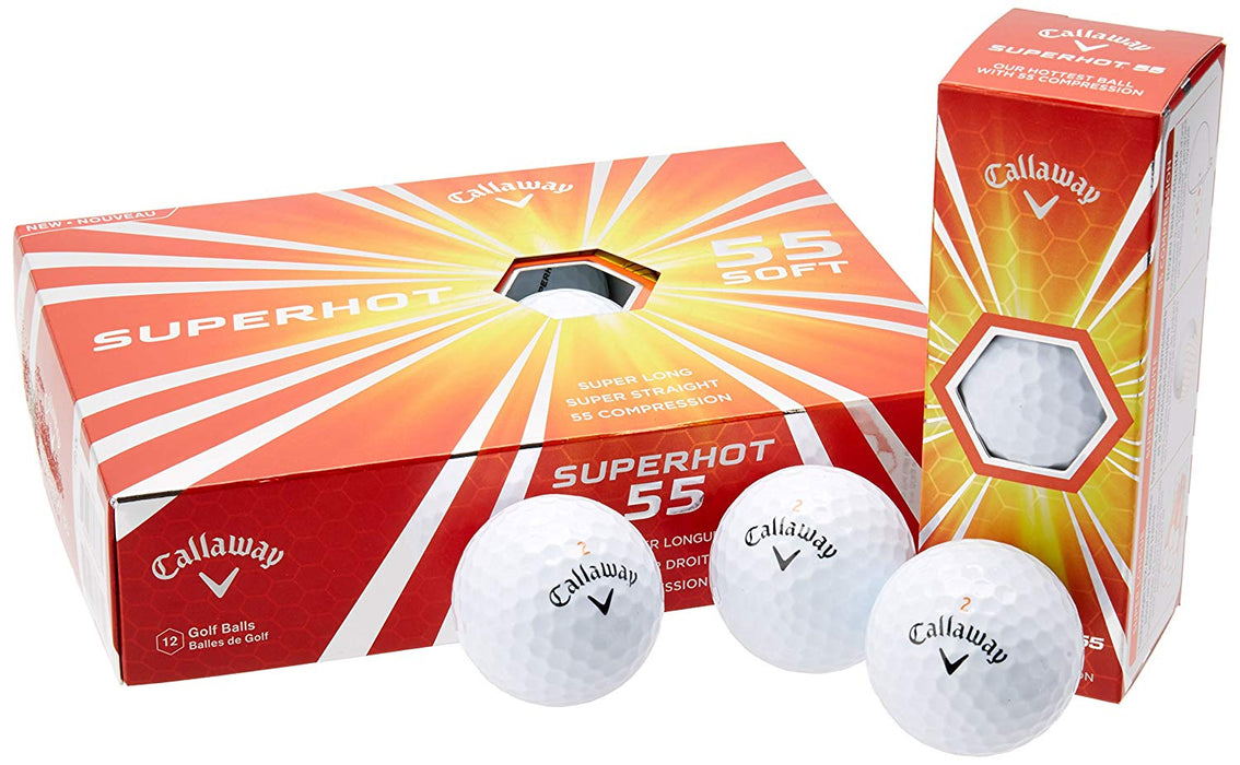 Callaway Superhot 55 Soft Golf Balls (Pack of 24 Balls)