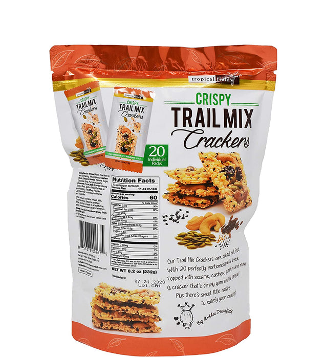 Tropical Fields Crispy Baked Trail Mix Crackers 232g