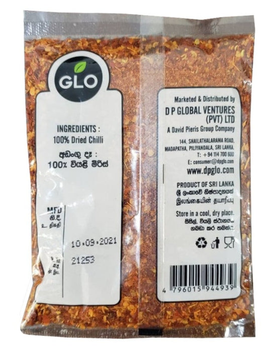 GLO Chilli Flakes All Natural 50g
