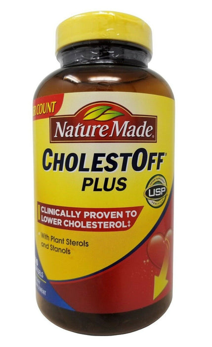 Nature Made CholestOff Plus with Plant Sterols Dietary Supplement 210 Softgels