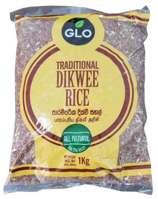 GLO All Natural Traditional Dikwee Rice Net 1Kg