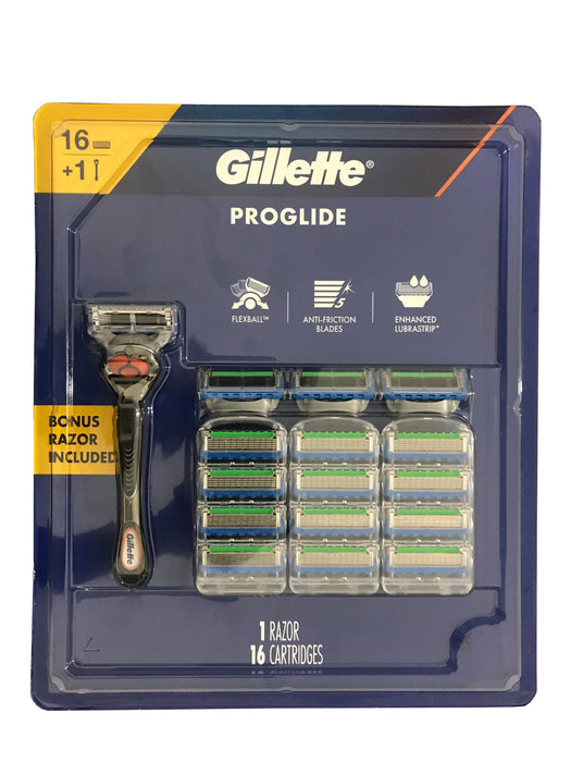 Gillette Proglide 1 Razor and 16 Cartridges