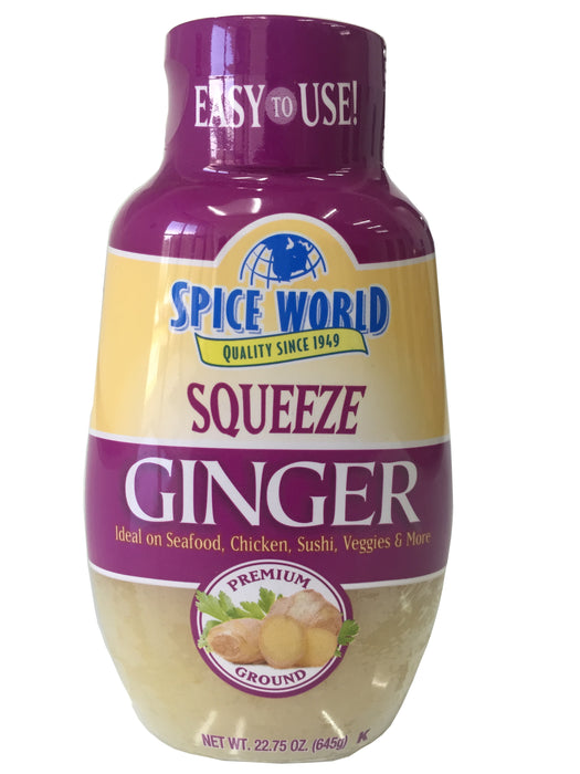 Spice World Squeeze Ginger Ideal on Seafood, Chicken, Sushi, Veggies 22.75 OZ