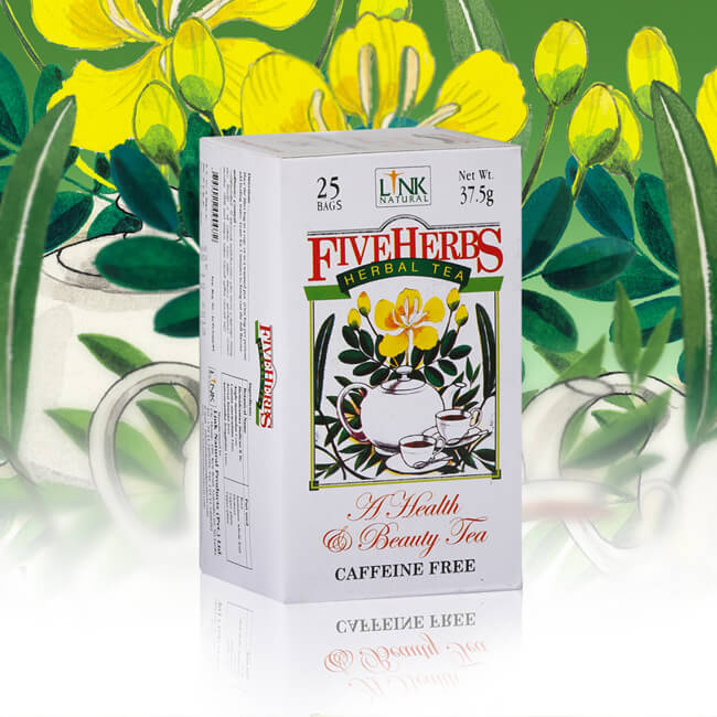 Link Five Herbs (Herbal Tea) - 25 Bags