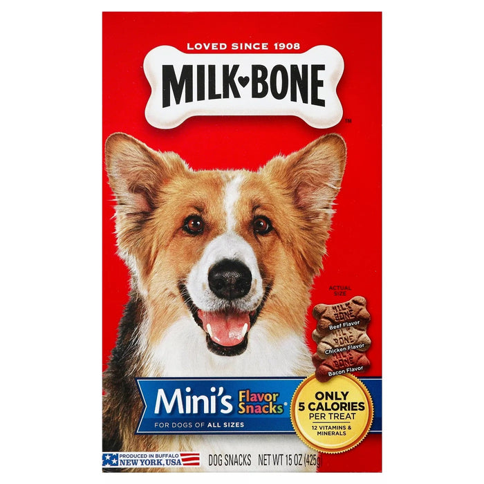 Milk-Bone Mini's Biscuits Flavor Snacks 15oz