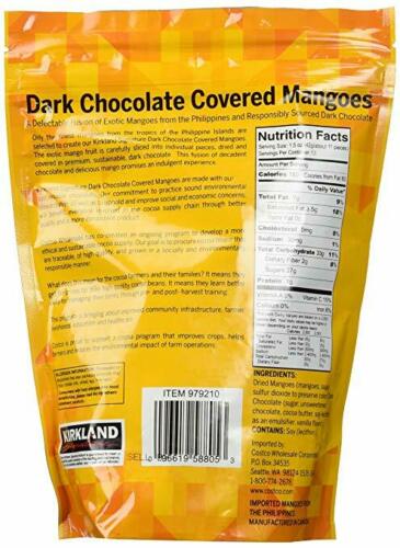 Kirkland Signature Dark Chocolate Covered Mangoes 1 LB 3.4 OZ