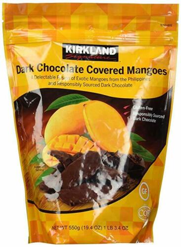 Kirkland Signature Dark Chocolate Covered Mangoes 1 LB 3.4 OZ
