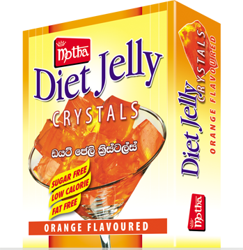 Motha Diet Jelly Crystals Orange Flavoured 30g