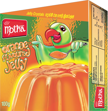 Motha Orange Flavoured Jelly 100g
