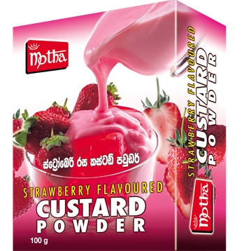 Motha Strawberry Flavoured Custard Powder 100g
