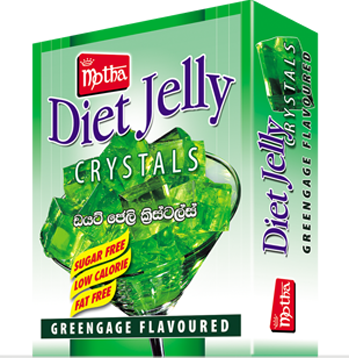 Motha Diet Jelly Crystals Greengage Flavoured 30g