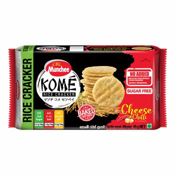 CBL Munchee Kome Rice Cracker Cheese & Chili Flavor 45g