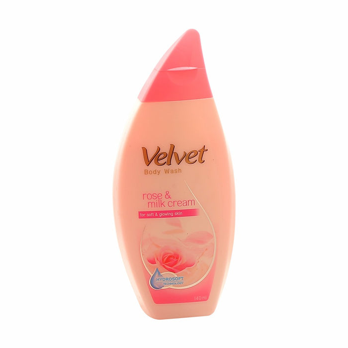 Velvet Body Wash Rose & Milk Cream 140Ml