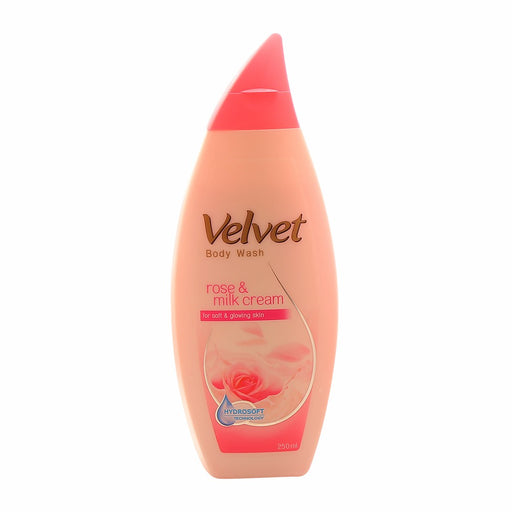 Velvet Body Wash Rose & Milk Cream 250Ml