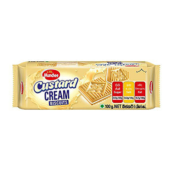 CBL Munchee Custard Cream Biscuits 100g