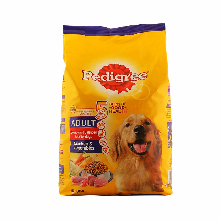 Pedigree Adult Chicken And Vegetable 3Kg