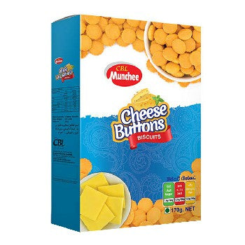 CBL Munchee Cheese Buttons Biscuits 170g