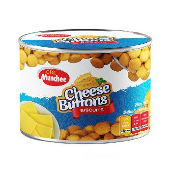 CBL Munchee Cheese Buttons Biscuits Tin 215g