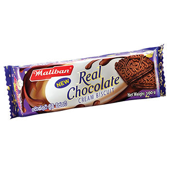 Maliban Real Chocolate Cream Biscuit 100g