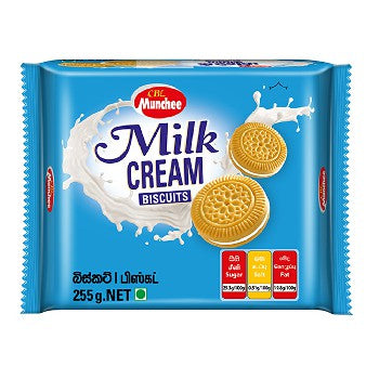 CBL Munchee Milk Cream Biscuits 255g