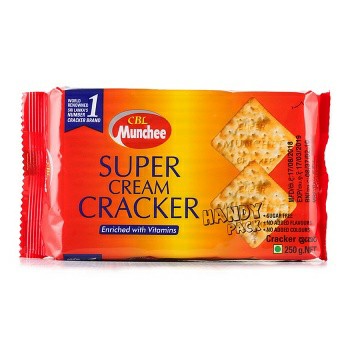 CBL Munchee Super Cream Cracker Enriched with Vitamins Handy Pack 330g