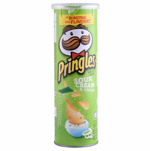 Pringles Potato Crisps Sour Cream & Onion 107G