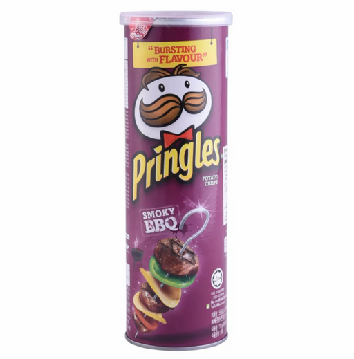 Pringles Potato Crisps Smoky Bbq 107G