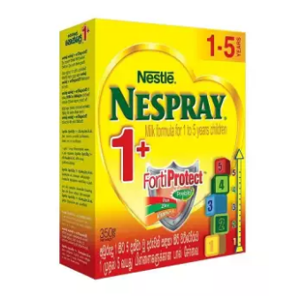 Nestle Nespray 1+ Milk Formula For 1-5 Years Children 350 g