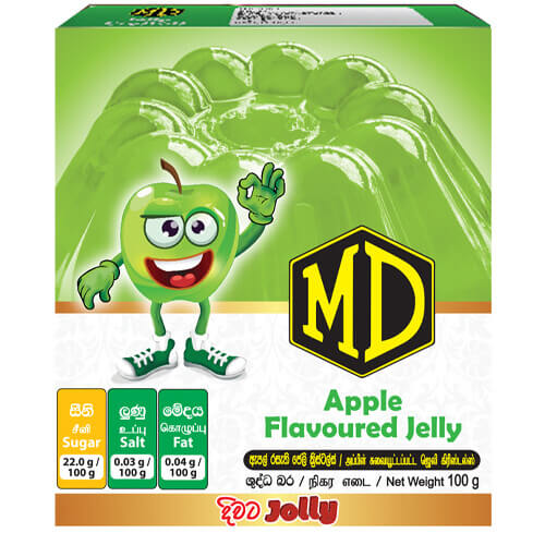 MD Apple Flavoured Jelly Crystals 100g