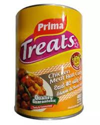 Prima Treats Chicken Meat Ball Curry 400g
