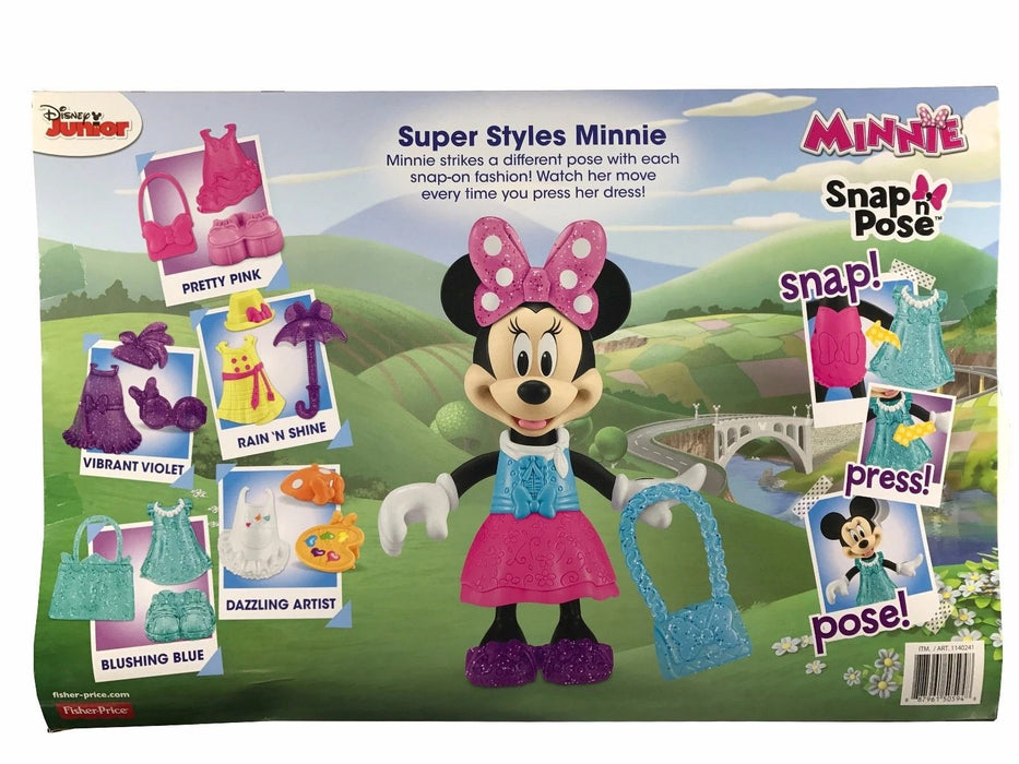Disney Junior Super Styles Minnie Snap n' Pose 19 Fashion Pieces