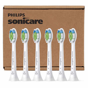 Philips Sonicare DiamondClean with BrushSync, Replacement Toothbrush Heads, 6-count