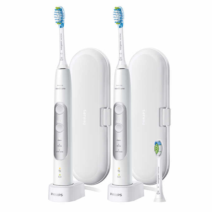 Philips Sonicare 7000 Expert Results Rechargeable Toothbrush, 2-pack