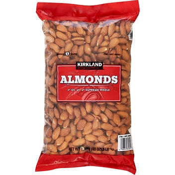 Kirkland Signature Supreme Whole Almonds 3 lbs