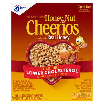 General Mills Limited Edition Naturally Flavored Honey Nut Cheerios Cereal Net 3 LB 7 OZ