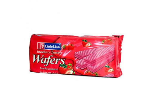Little Lion Strawberry Wafers 100g