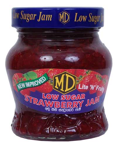 MD Low Sugar Strawberry Jam 330g