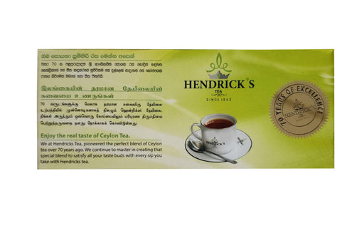 Hendrick's 50 Tea Bags 100g